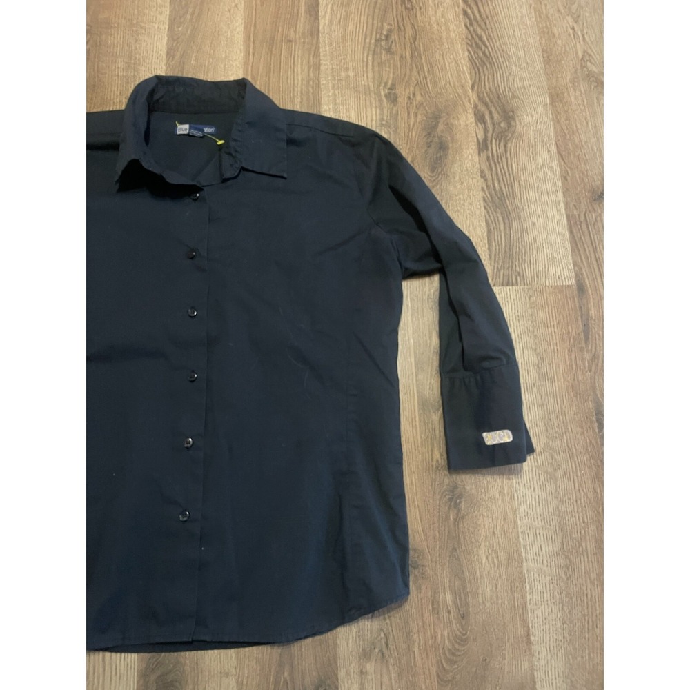 Blue Generation Shirt, Women's Size Medium, Black, Button Up, Long Sleeve - Picture 4 of 10